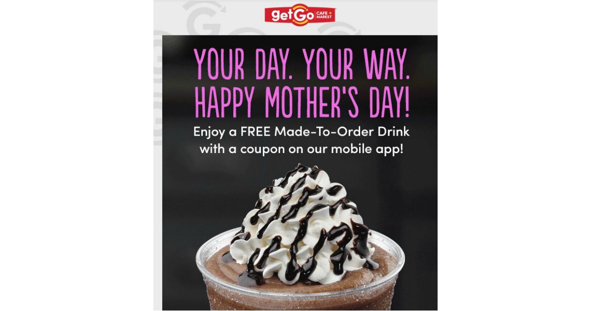 FREE Made-To-Order Drink @ GetGo, Today Only! (Mobile App &amp; Coupon ...